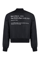 Silk bomber jacket